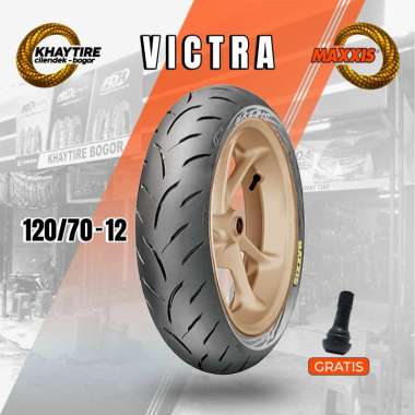Ban Tubles Motor VESPA MATIC MAXXIS VICTRA 120/70 Ring 12