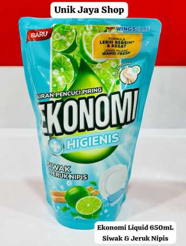 Promo Harga Ekonomi Pencuci Piring Power Liquid Siwak & Jeruk Limau 760 ml - Blibli