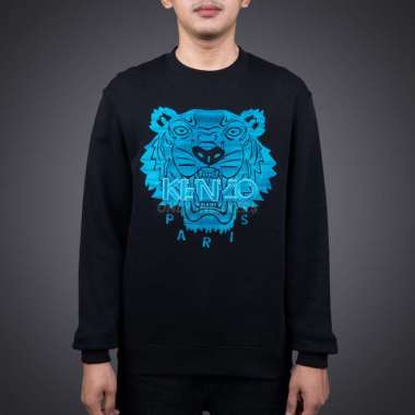 KENZO ブラック ライオングラフィック スウェット M Μπλούζα Kenzo | Classic fit | Χρώμα μαύρο | Gomez.gr