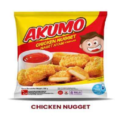 AKUMO CHICKEN NUGGET 1KG NAGET AYAM 1000GR HALAL