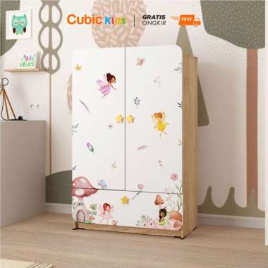Cubic KIDS Wardrobe Anak / Lemari Anak 3 Susun / PONYO BL 120 Tata Surya (NEW)
