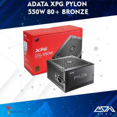 ADATA XPG PYLON 550W 80+ Bronze Power Supply | PSU 550W 80 plus