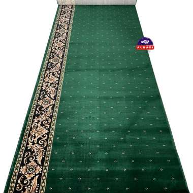 Alhadi Karpet Masjid IMABEL METERAN Ukuran 100 x 120cm Tebal 16mm Sajadah Mushola Empuk Padat Lembut