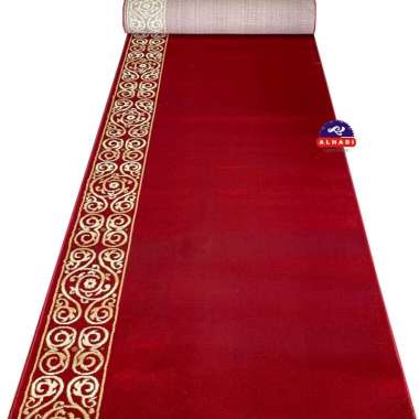 Alhadi Karpet Masjid IMABEL METERAN Ukuran 100 x 120cm Tebal 16mm Sajadah Mushola Empuk Padat Lembut