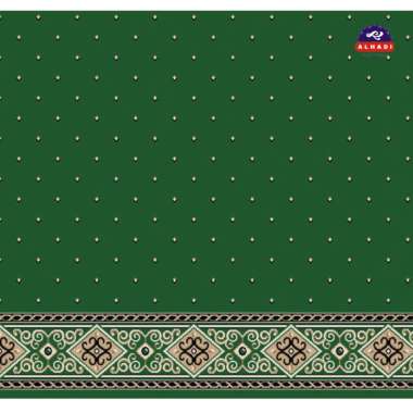 Alhadi Karpet Masjid IMABEL METERAN Ukuran 100 x 120cm Tebal 16mm Sajadah Mushola Empuk Padat Lembut