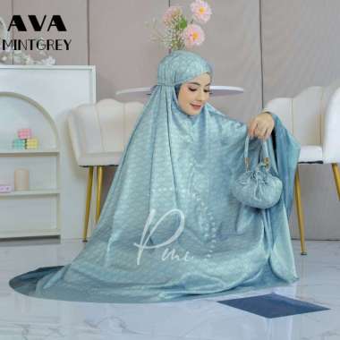 Pusat Mukena Indonesia - Mukena Dewasa Premium Silk Mewah Ava LAVENDER