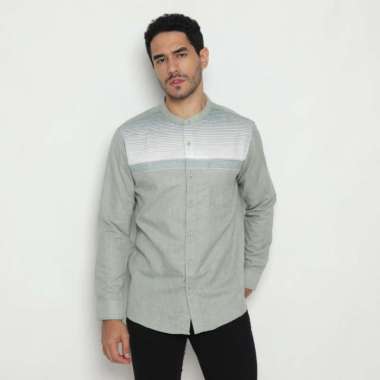 Platini Kemeja Pria Lengan Panjang Katun 961302 SAGE GREEN L