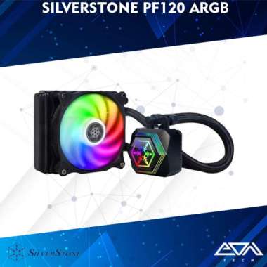 Silverstone PF120 ARGB AIO Liquid CPU Cooler - 120mm