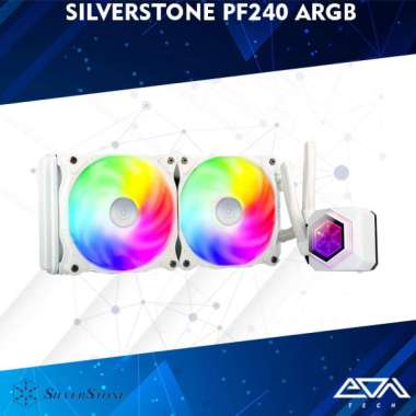 Silverstone PF240 ARGB AIO Liquid CPU Cooler - 240mm ( White )