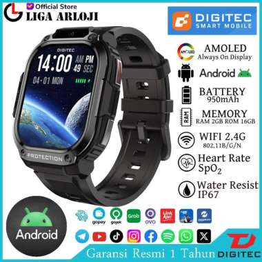 Digitec Smart Mobile S1 Jam Tangan HP Smartwatch Handphone GPS 4G LTE