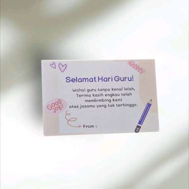 Greeting Card Selamat Hari Guru Happy Teacher Day 12
