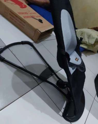 Bouncer Bayi Kursi Ayunan Bayi Lipat Tempat Tidur Bayi Goyang Hitam Merah Mainan Ayunanbayi Kasur Ba