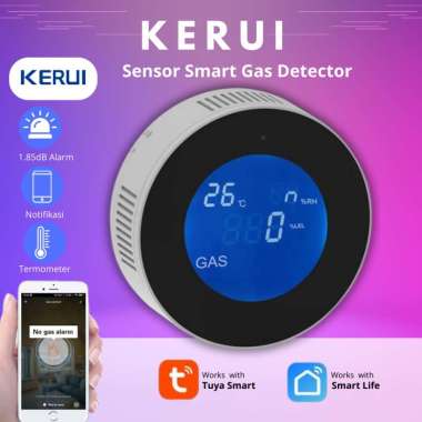 Gas Sensor smart Gas Detector LPG KERUI Tuya Smartlife WIFI Termometer