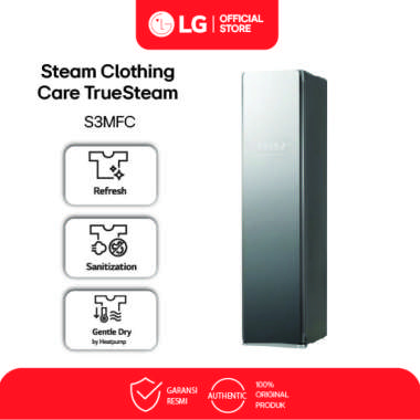 LG S3MFC Styler 5,2kg - Steam Clothing Care TrueSteam ThinQ Multivariasi