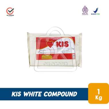 Cokelat Putih Blok KIS / Chocolate Compund / Coklat Putih Batang (1 Kg)