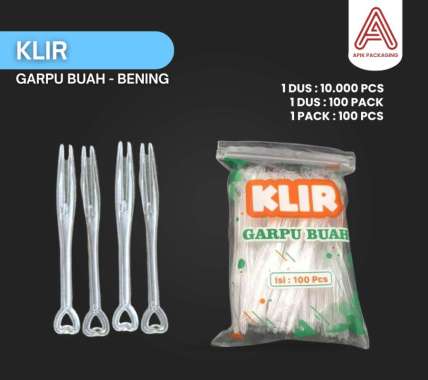 GARPU BUAH PLASTIK BENING MERK KLIR