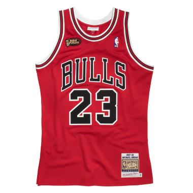 Mitchell & Ness Unisex Basketball Authentic Chicago Bulls NBA Final Michael Jordan 1997-98 Jersey [A