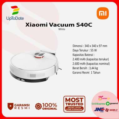 Xiaomi Robot Vacuum S40C | 5000 Pa |wadah 520ml tangki air 260ml - Garansi Resmi