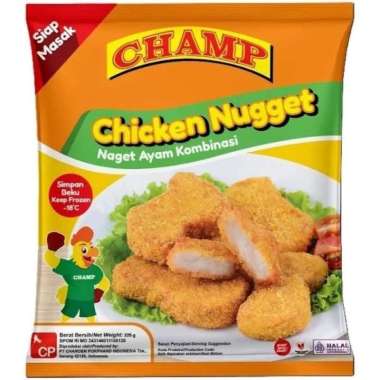 NAGET AYAM CHAMP 225GR CHICKEN NUGGET HALAL