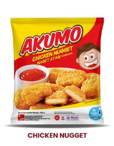 NAGET AYAM AKUMO 250GR CHICKEN NUGGET HALAL