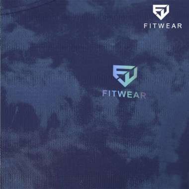 Fitwear - Kaos Dryfit Pria DAMIAN TIE DYE M BLUE