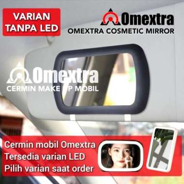 Cermin Sunvisor Cermin Make Up Omextra Dynamic Led Cermin Lampu Mobil TANPA LED