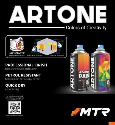 CAT SEMPROT PILOX PILOK ARTONE WARNA METALLIC METALIK TAHAN BENSIN JADE