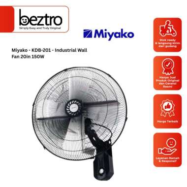 Miyako KDB201 - Industrial Wall Fan 20in 150W Original new arrival terbaru kipas dinding KDB 201 KDB