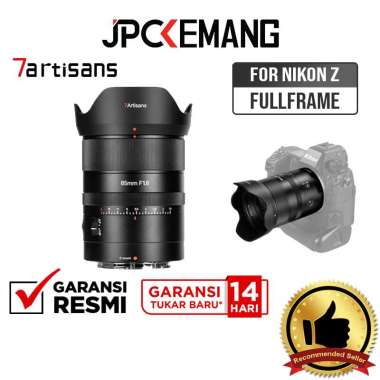 JPC KEMANG 7Artisans AF 85mm f1.8 for Nikon Z FullFrame 7Artisan 85 mm f/1.8 Lens GARANSI RESMI