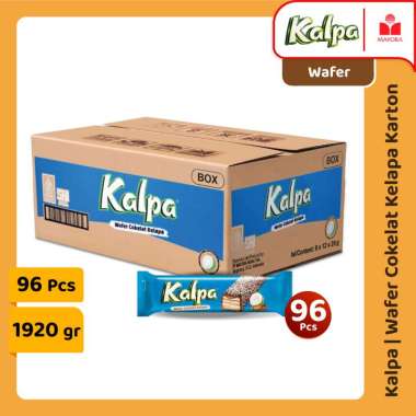1 Karton Kalpa Wafer Cokelat Kelapa Box