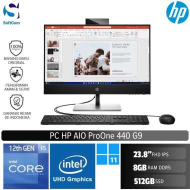 PC HP ProOne 440 G9 PC Desktop [i5 12500T/8GB/512GB SSD/23.8"/Win 11 PRO]