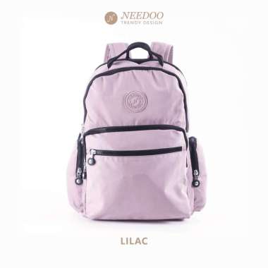NEEDOO Ransel Tas Wanita Lissel Nylon Backpack Waterproof LILAC