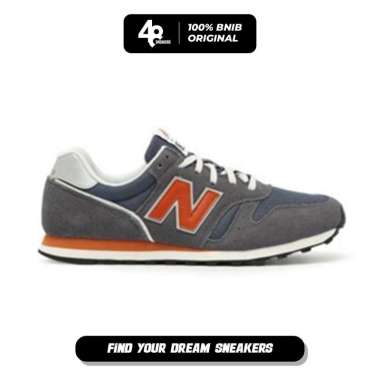 Sepatu Pria New Balance Classic 373 Grey (ML373OG2) Original 44