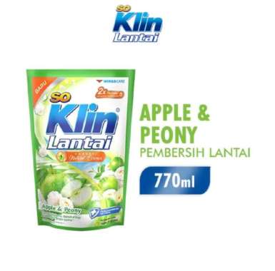 Promo Harga So Klin Pembersih Lantai Hijau Fruity Apple 900 ml - Blibli