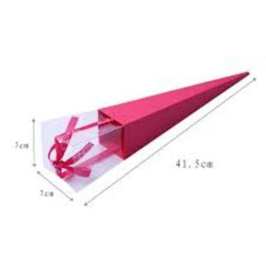 [TANPA BUNGA] Single Rose Box Wrapping / Single Rose Box / Box Bunga Satuan Fanta