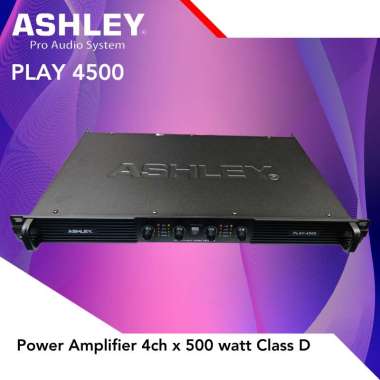 Power Amplifier Ashley Play 4500 4ch x 500 watt Class D