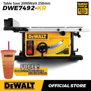 Dewalt Table Saw / Gergaji Meja Listrik 2000 Watt 250mm DWE7492-KR