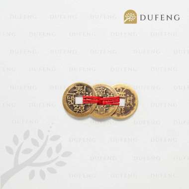 Koin Coin Cina China Ikat 3 Pembawa Rejeki dan Keberuntungan Fengshui Varian II