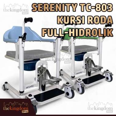 Serenity TC-803 Kursi Roda Transfer Full-Hidrolik TC803 Hydraulic Lift Wheelchair Wheel Chair Transf
