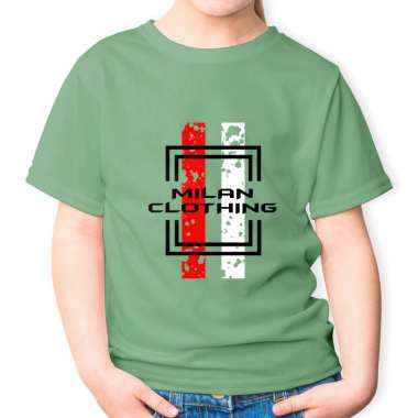 Kaos Distro Anank 1-14 tahun / Kaos Anak Laki Laki Distro Murah / Baju Anak Laki Laki XL Sage Milan