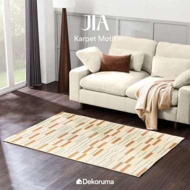Dekoruma JIA Karpet Ruang Tamu Minimalis Ukuran 120x180 cm