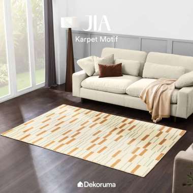 Dekoruma JIA Karpet Ruang Tamu Minimalis Ukuran 160x230 cm