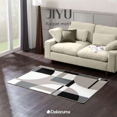 Dekoruma JIYU Karpet Ruang Tamu Minimalis Ukuran 120x180 cm