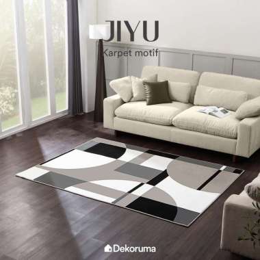 Dekoruma JIYU Karpet Ruang Tamu Minimalis Ukuran 160x230 cm