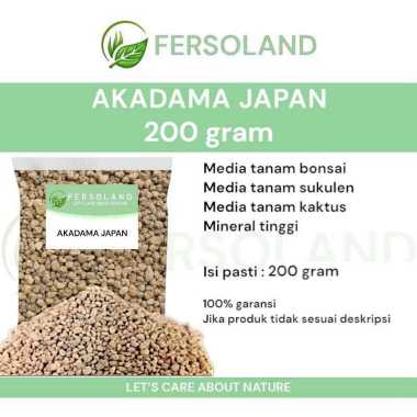 Akadama 200 gram | media tanam bonsai | media tanam akadama japan | media tanam sukulen kaktus dan t