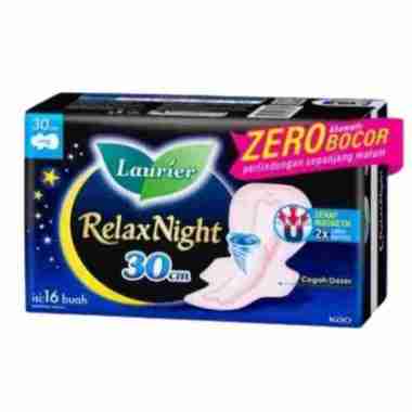 Promo Harga Laurier Relax Night 30cm 16 pcs - Blibli