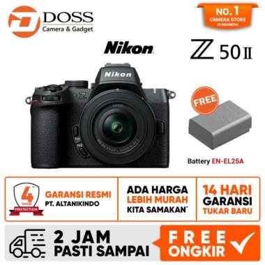Nikon Z50 II Kit 16-50mm Mirrorless Camera Nikon Z50 Mark II Nikon Z50II Black