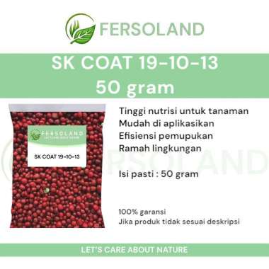 Pupuk Tanaman Hias Pupuk Premium - Sk Cote 19-10-13 / Sejenis Osmocote 19 10 13 repack 50 gr