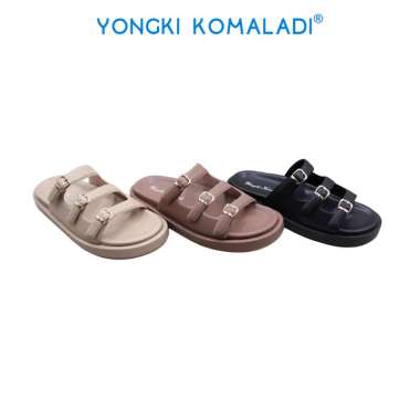 YONGKI KOMALADI HAZEL SANDAL WANITA OL-KVN4690-24 36 Hitam