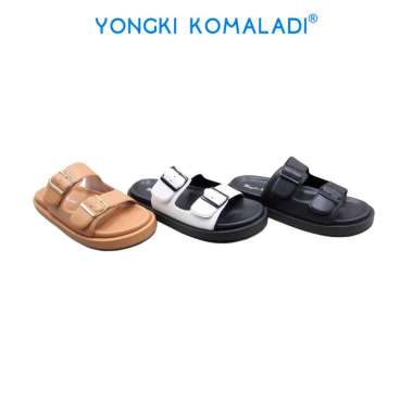 YONGKI KOMALADI IRINA SANDAL WANITA OL-KVN4689-24 41 CAMEL